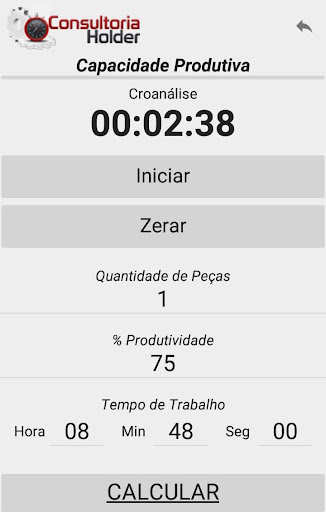 Calculadora de Produtividade Screen 3