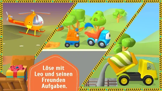 Leo & Autos: spiele für kinder
