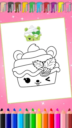 Kawaii Coloring Game for Girls - Screenshot 3