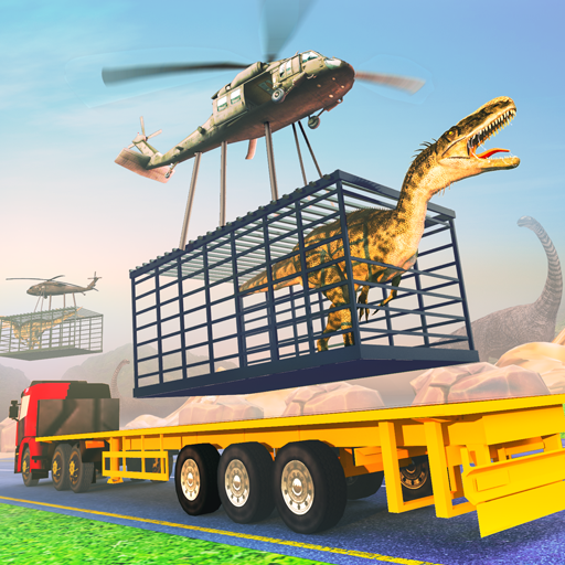 Jurassic Dinosaur Transport Offroad Truck