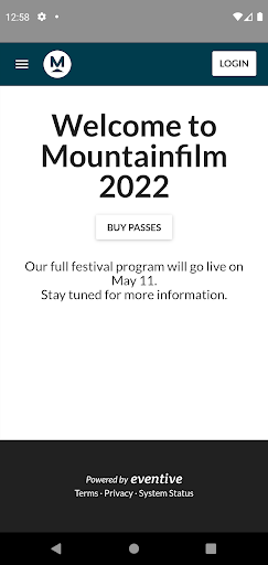Android application Mountainfilm screenshort