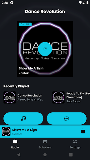Android application Dance Revolution screenshort
