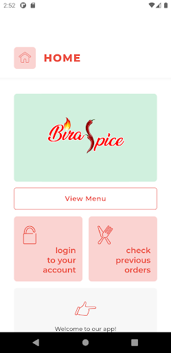 Android application Bira Spice LE11 screenshort