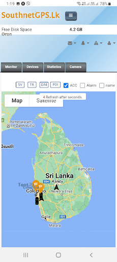 Android application southnetGpsPro screenshort