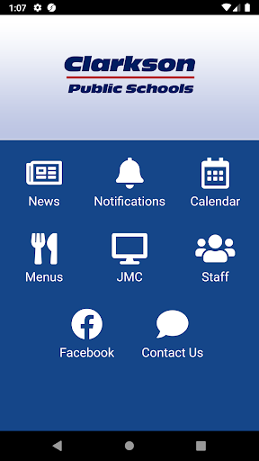 Android application Clarkson Public Schools screenshort