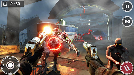 Cold war zombies : firing game Screenshot