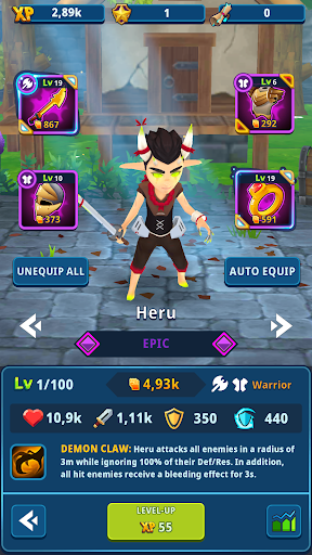 Idle Dungeon Manager - PvP RPG - Role Playing - games