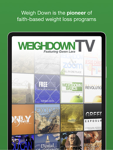Screenshot of Weigh Down TV