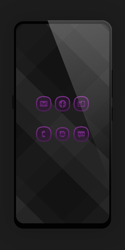 Matte Glass Purple Icon Pack Screen 3