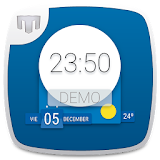 Material Clock Demo - UCCW icon