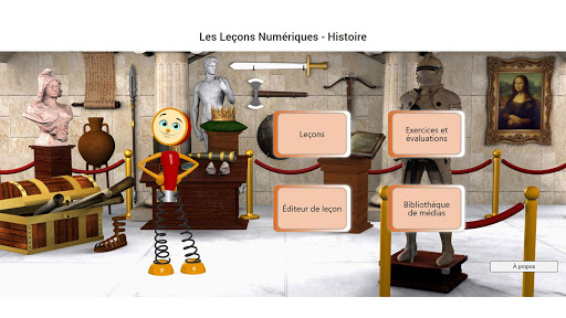Android application Leçons Numériques - Histoire screenshort