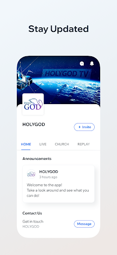 HOLYGOD TV Screen 2