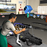 USA Truck Mechanic Garage 3D Sim: Auto Repair Shop icon