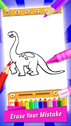 Dinosaurs Coloring Book Screenshot