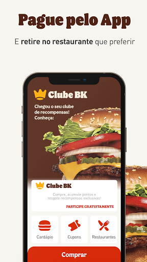 Android application Burger King Brasil screenshort