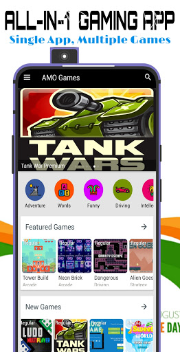 Android application AMO Games screenshort