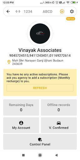 Android application Vinayak Associates screenshort
