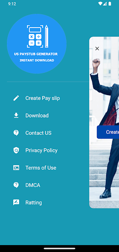 Android application US Paystub Generator screenshort