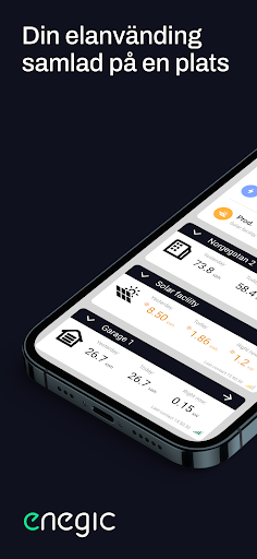 Android application Enegic screenshort