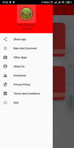 Android application Juz 30 Offline screenshort