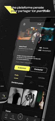 KEYM - Réseau Social Musical Screen 2
