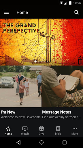 Android application New Covenant Bible Church screenshort