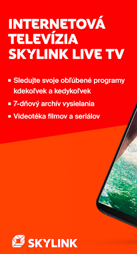 Android application Skylink Live TV SK screenshort