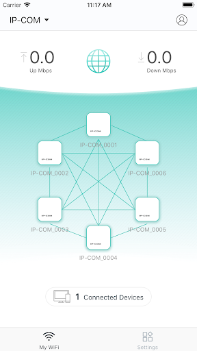 Android application IP-COM WiFi screenshort