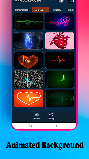 Neon Heartbeat keyboard Screen 2