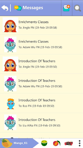 CommApp for Teachers Screen 2