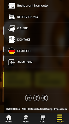Restaurant Namaste Screen 2