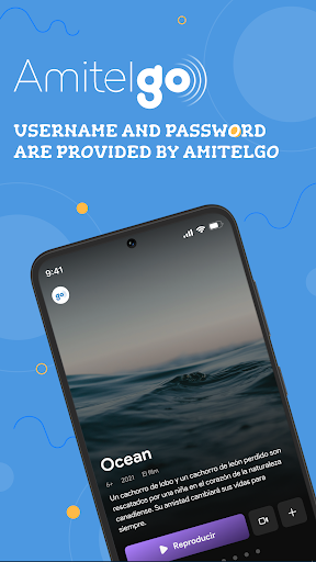 Android application AmitelGO screenshort