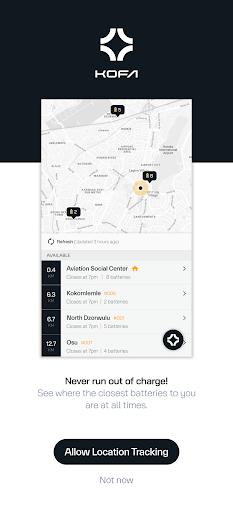 Android application Kofa Swap & Go screenshort