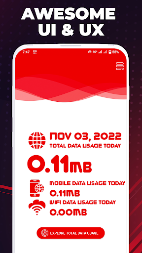 Android application Internet Speed Meter Pro screenshort
