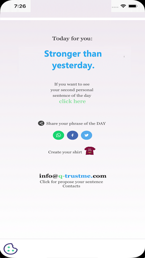 Daily Quote - Day Aphorism! Screen 3