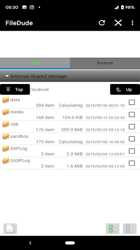 File Manager- FileDude Screen 2