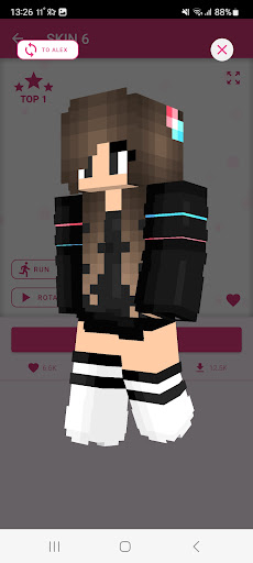 Girls Skins for Minecraft PE 21