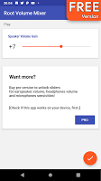 screenshot of Root Volume Mixer +Booster/Mic