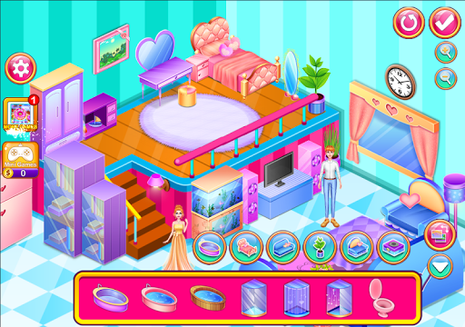 Android application Princess Room Decoration screenshort