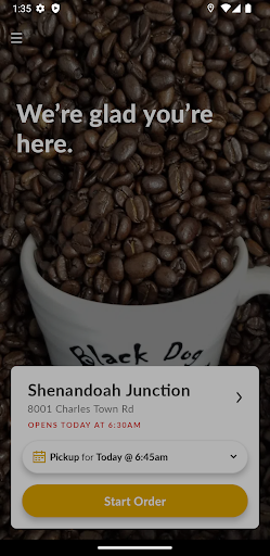 The Black Dog Coffee Company Screen 2