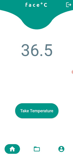 faceC  Smart thermometer wit