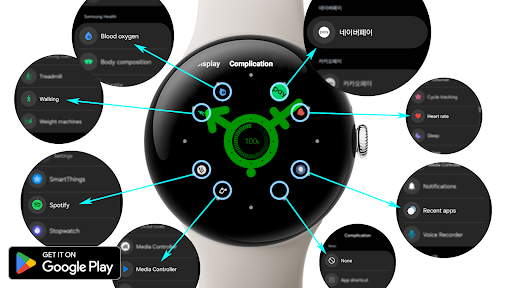 4CS Androvena - art watch face screenshot 1
