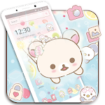 Cover Image of ダウンロード Cute Adorable Doggy Theme 1.1.4 APK