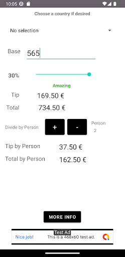 Tip by country Screen 3