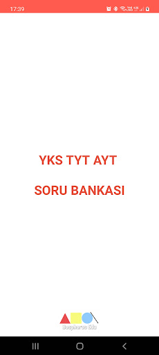 Android application YKS - TYT AYT DEV SORU BANKASI screenshort