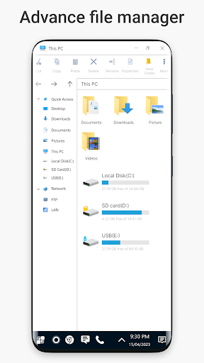 Win 11 Launcher - Personalization - apps