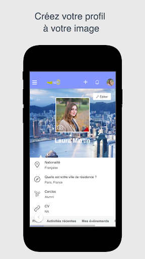 Android application Cite Alumni screenshort