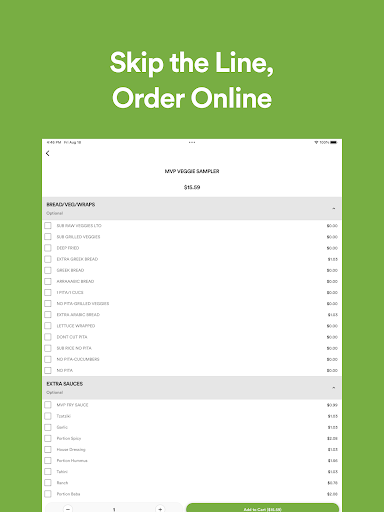 Screenshot of MVPita