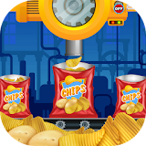 Potato Chips Factory - delicious food cooking chef icon