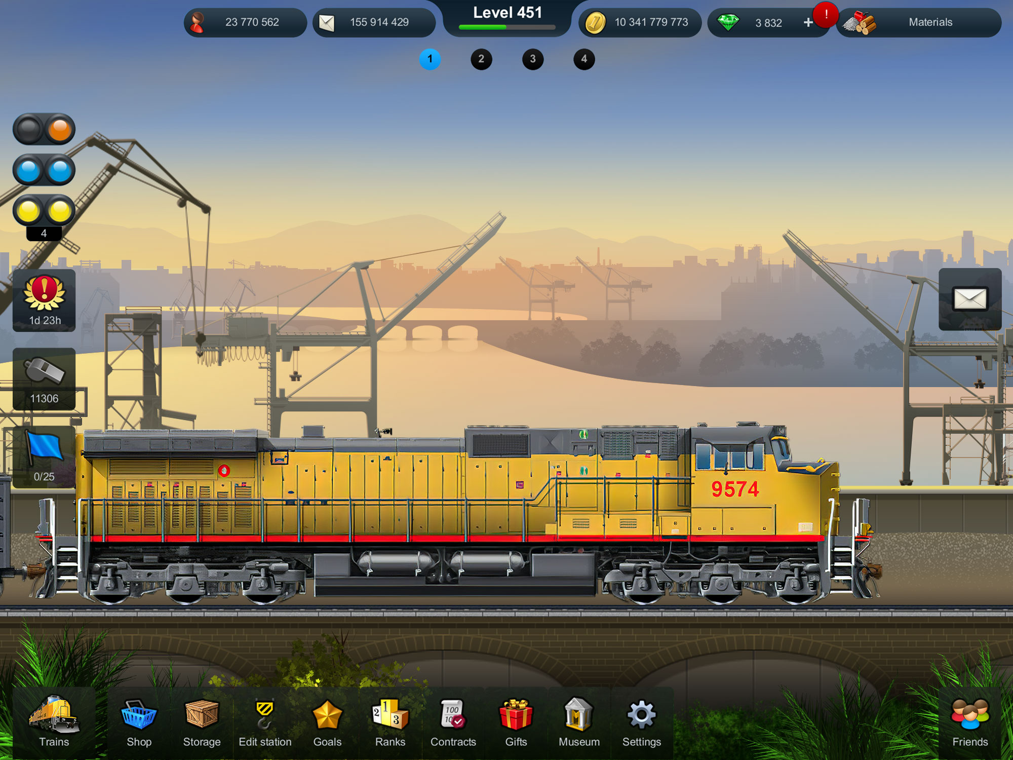Android application Train Station: Railroad Tycoon screenshort